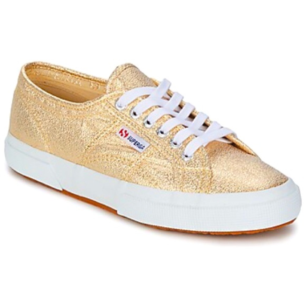 SUPERGA Rose Gold Glitter Sneaker